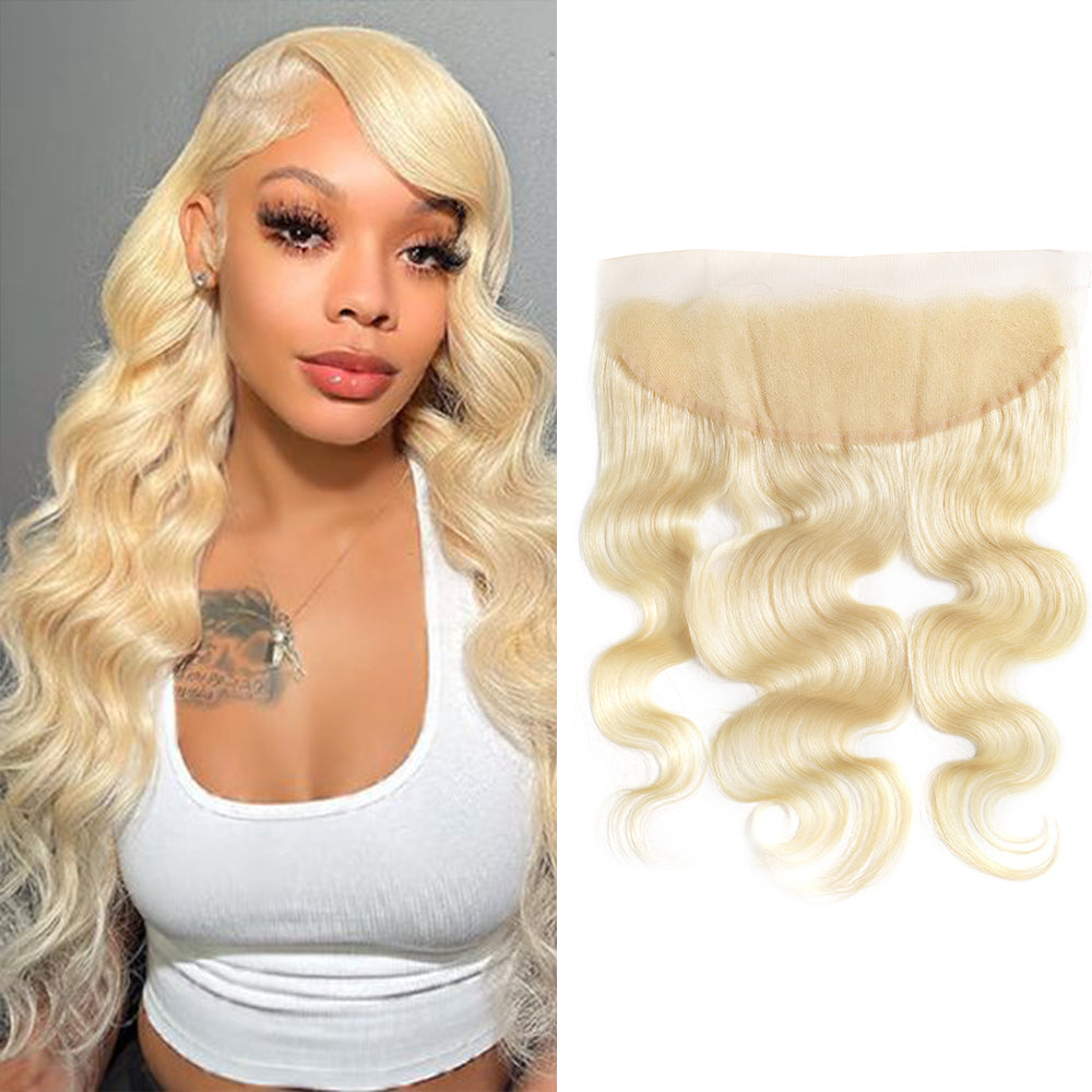 13*4 #613 body wave Transparent Lace Frontal Closure