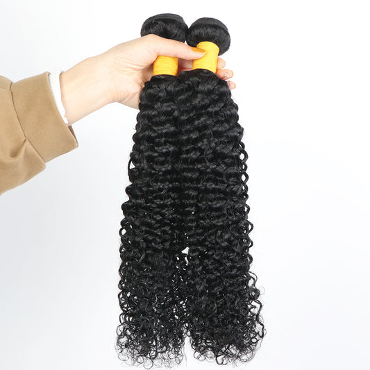 1 Bundle natrue jerry curly Raw Hair Extension Bundle