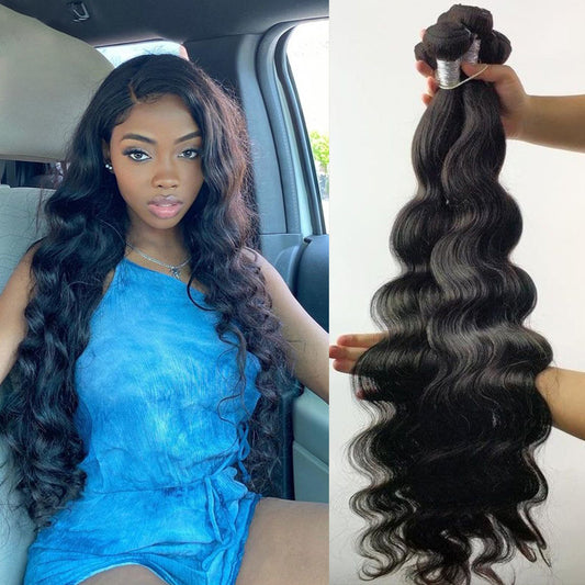 3 Bundles 9A natural body wave Raw Hair Extension Bundle