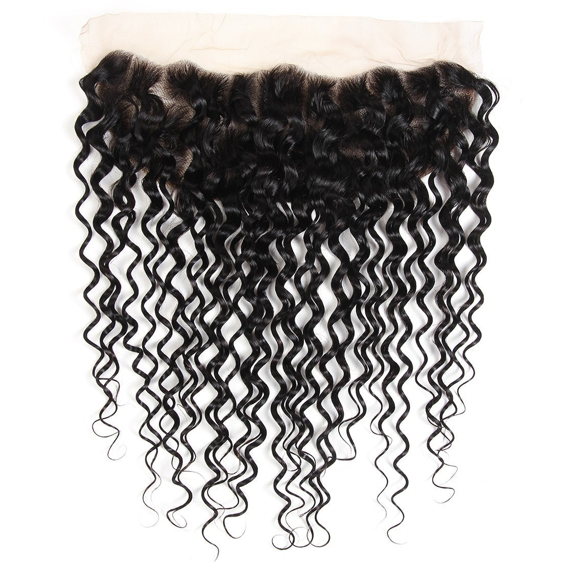 4 Bundles #natural water wave Hair With 13x4 Lace Closure Hair