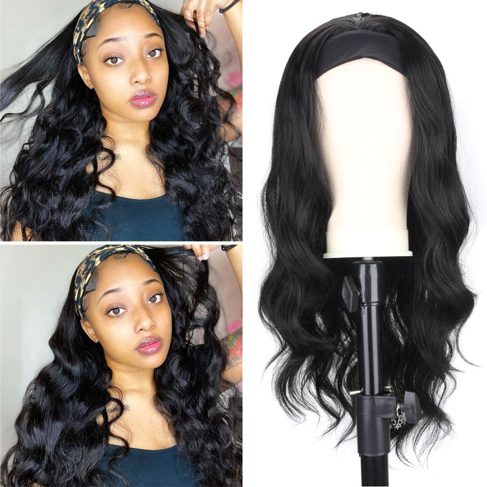 nature body wave Virgin Headband Wigs