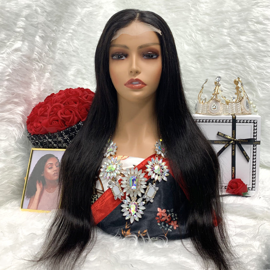 4x4 Transparent Lace Front Wigs 100% Virgin Jerry Curly Lace Wigs