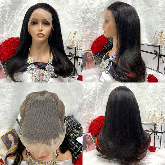 Undetectable Invisible Lace Straight 13x6 Frontal Lace Wig | Real Lace