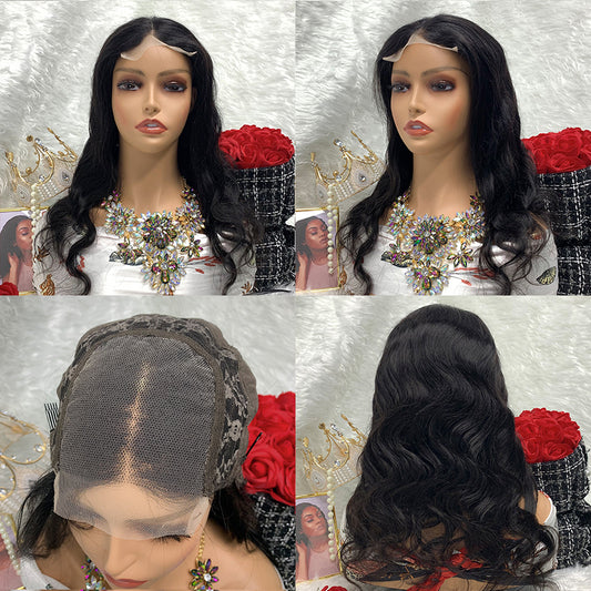 4x4 Transparent Lace Front Wigs 100% Virgin Jerry Curly Lace Wigs