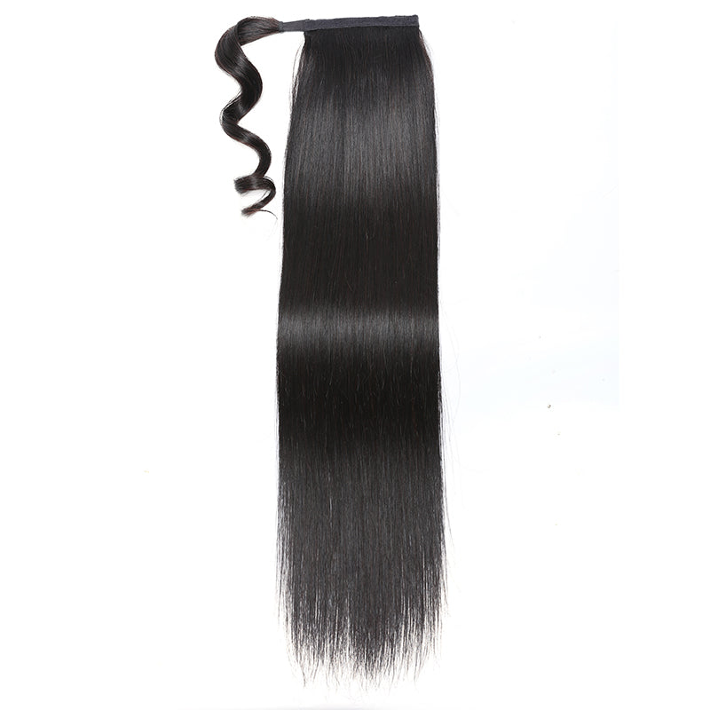 Unprocessed Hair Ponytail Body Water Deep Wave Ponytail Hair Extensions Kinky Straight Jerry Curly