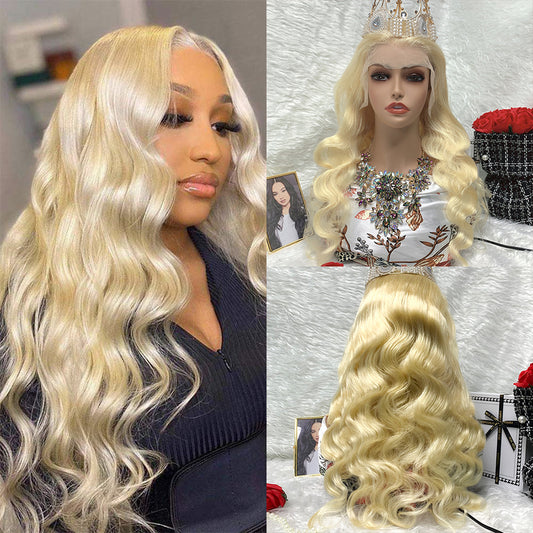 Blonde #613 Human Hair Frontal Lace Wig