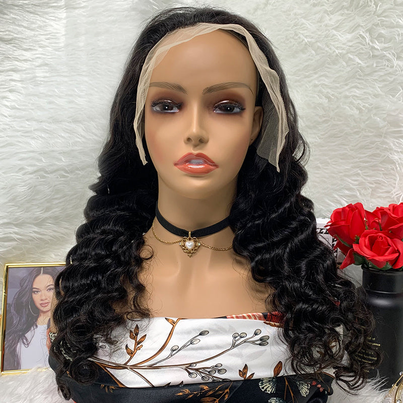 13*4  Lace Front Wigs Water Body Wave Jerry Curly Lace Wigs 100% Virgin Human Hair