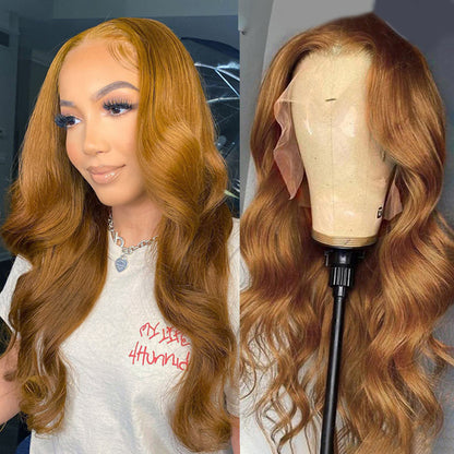 13x6 body wave 27 Lace Frontal Wig 100% Human Hair Virgin Hair