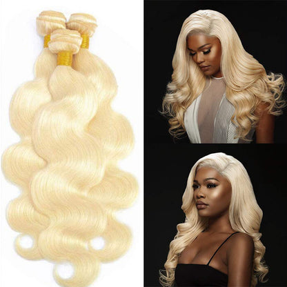 3 Bundles 12A body wave Raw Hair Extension Bundle #613