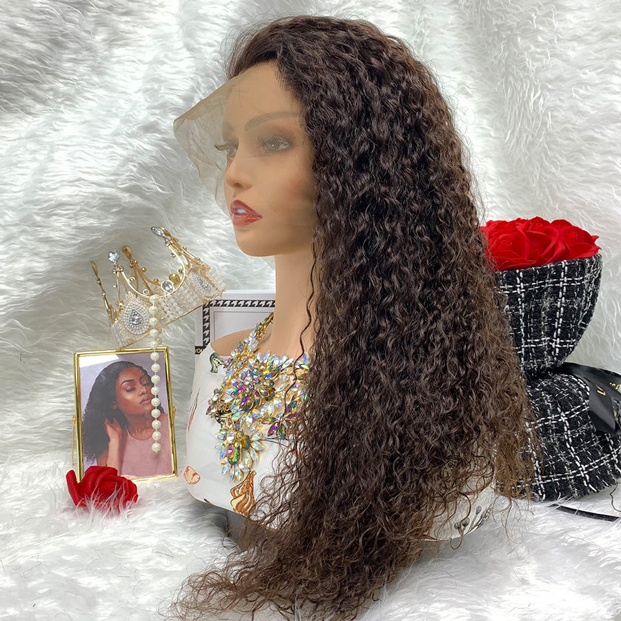 360 Transparent Lace Brazilian Lace Frontal Wig