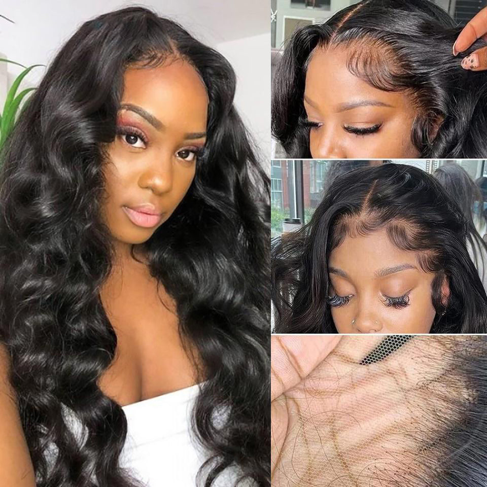 6x6 body wave Transparent lace closure