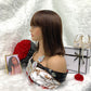 #2 Machine Made Color Wigs Human No Lace Cuticle Aligned Hair Bob Wig