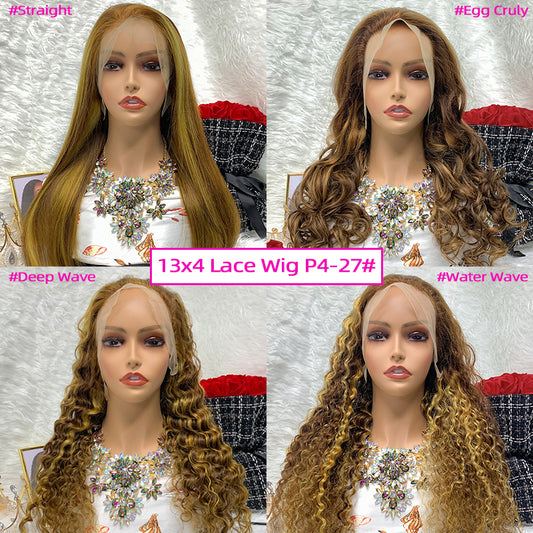 13x4 Brazilian Curly Full Lace Human Hair Wig