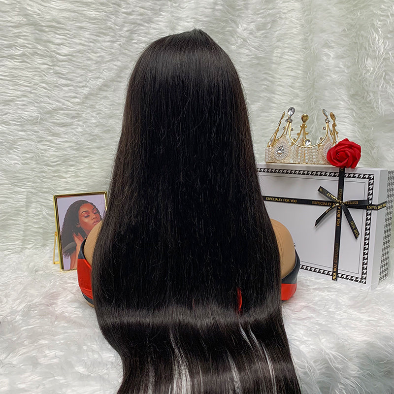 13x1 straight T Part lace closure pixie wigs frontal peruvian original lace front wigs