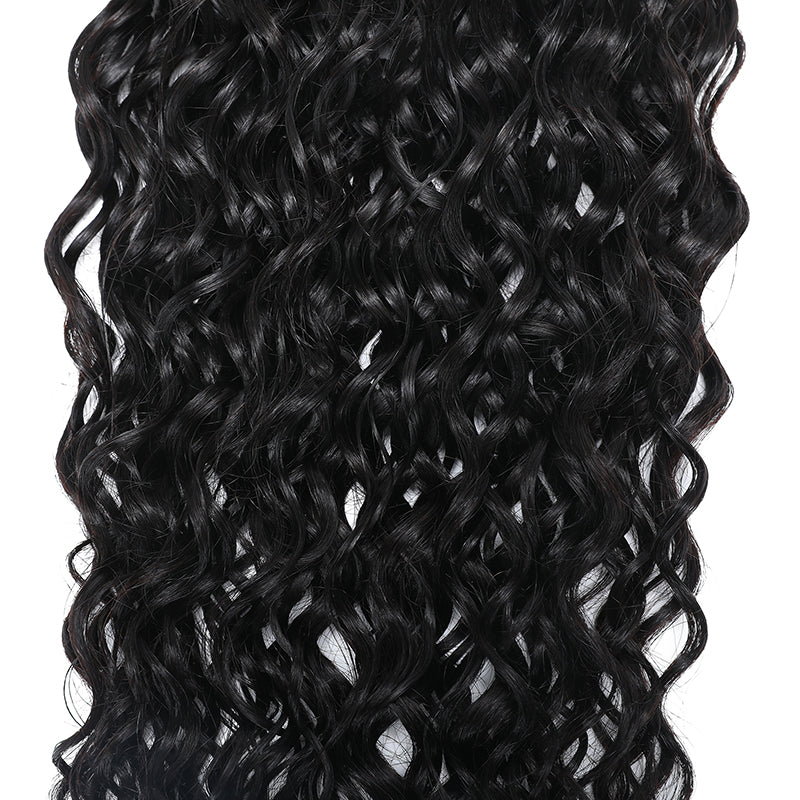 Unprocessed Hair Ponytail Body Water Deep Wave Ponytail Hair Extensions Kinky Straight Jerry Curly