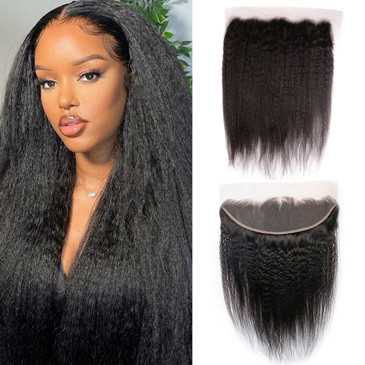 100% Virgin 13*4 Straight Lace Humana Front Body Wave Malaysian Lace Frontal Invisible Transparent