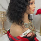 4x4 Lace water wave NATRUE Closure  Bob Wigs