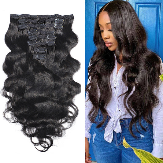 10A Clip In Vietnamese Hair Extensions Body Water Deep Wave Russian Hair Extensions Kinky Straight Curly