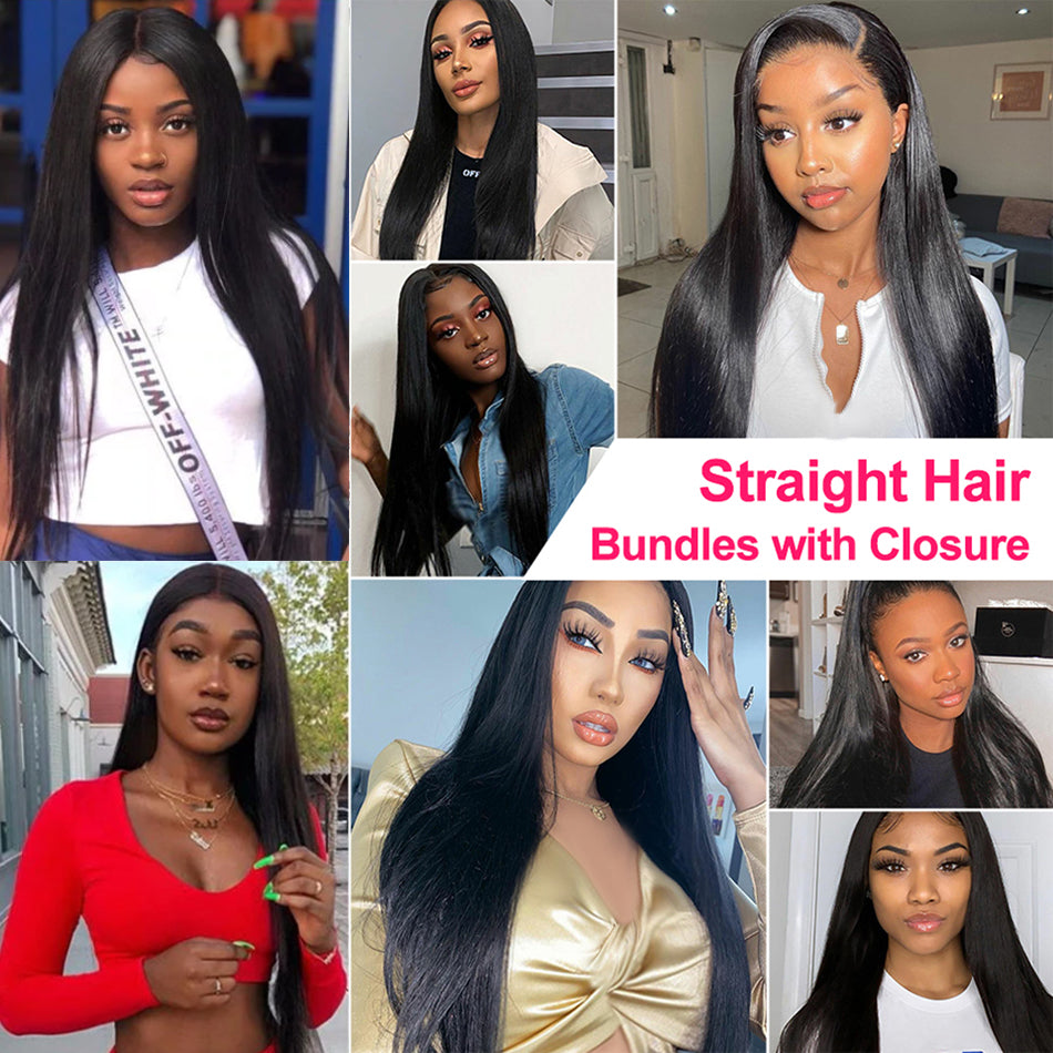 4*4 natrue straight Transparent Lace Closure