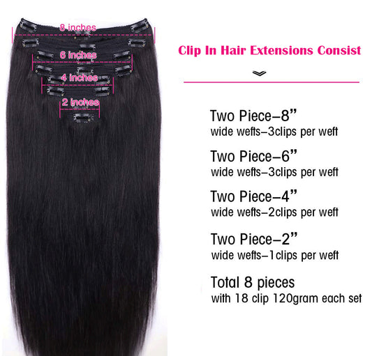 10A Clip In Vietnamese Hair Extensions Russian Hair  Remy Hair