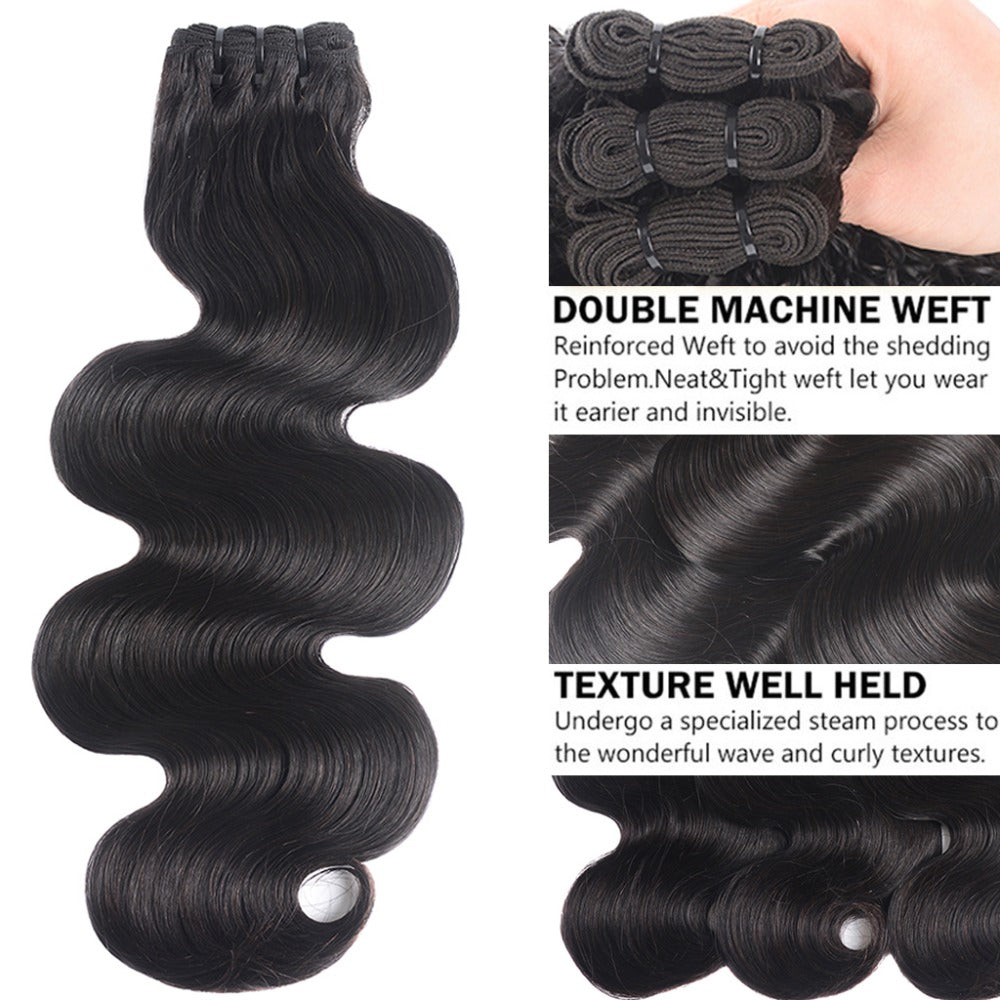 1 Bundle Unprocessed Bundle Bone Straight Hair Bundles