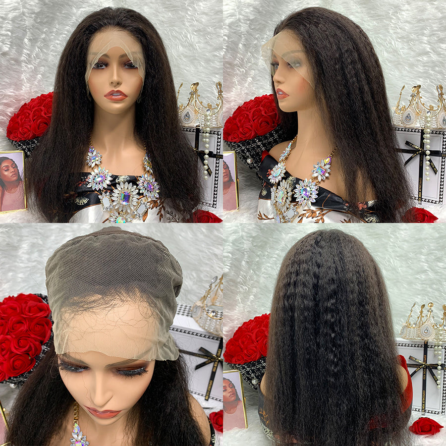 13*4  Lace Front Wigs Water Body Wave Jerry Curly Lace Wigs 100% Virgin Human Hair