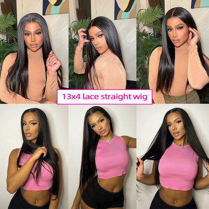 Undetectable Invisible Lace Straight 13x4 Frontal Lace Wig