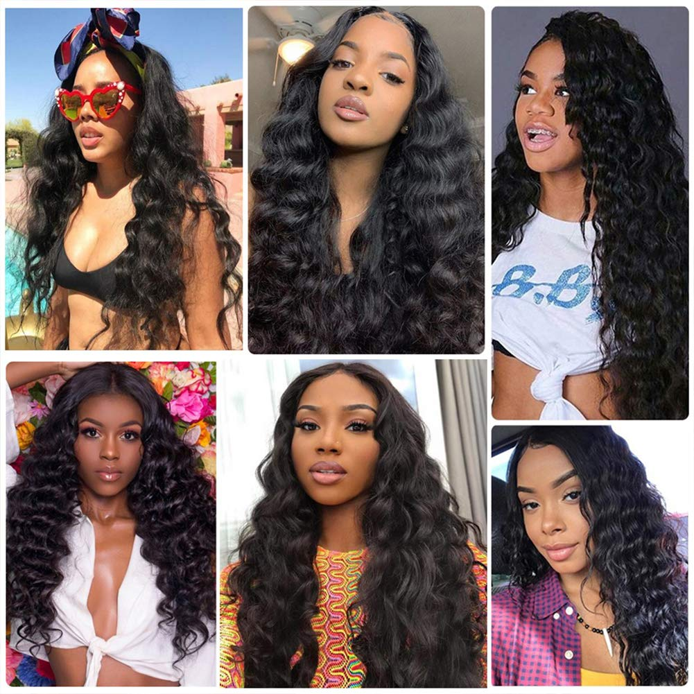 13*4  Lace Front Wigs Water Body Wave Jerry Curly Lace Wigs 100% Virgin Human Hair