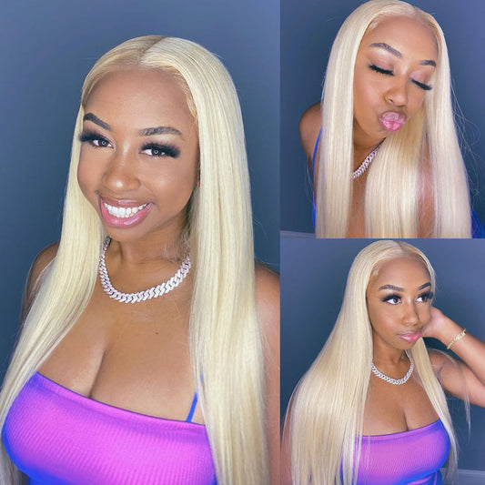 13x6  straight Wig Lace Frontal 613 Wig