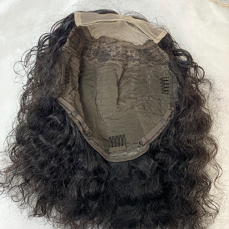 4x4 Lace water wave NATRUE Closure  Bob Wigs