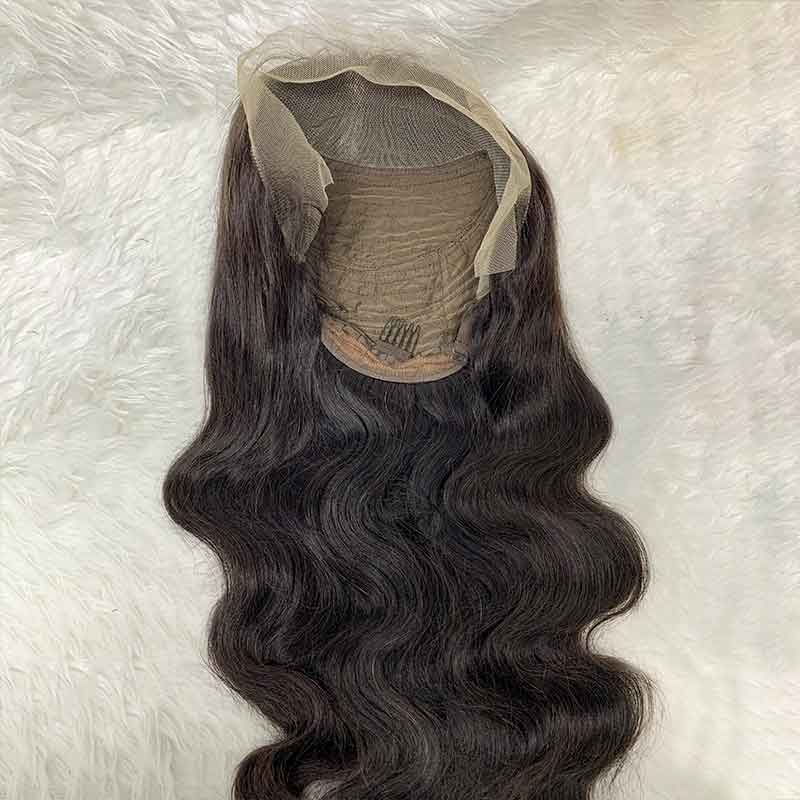 customize 13x4 nature body wave lace Frontal Wig