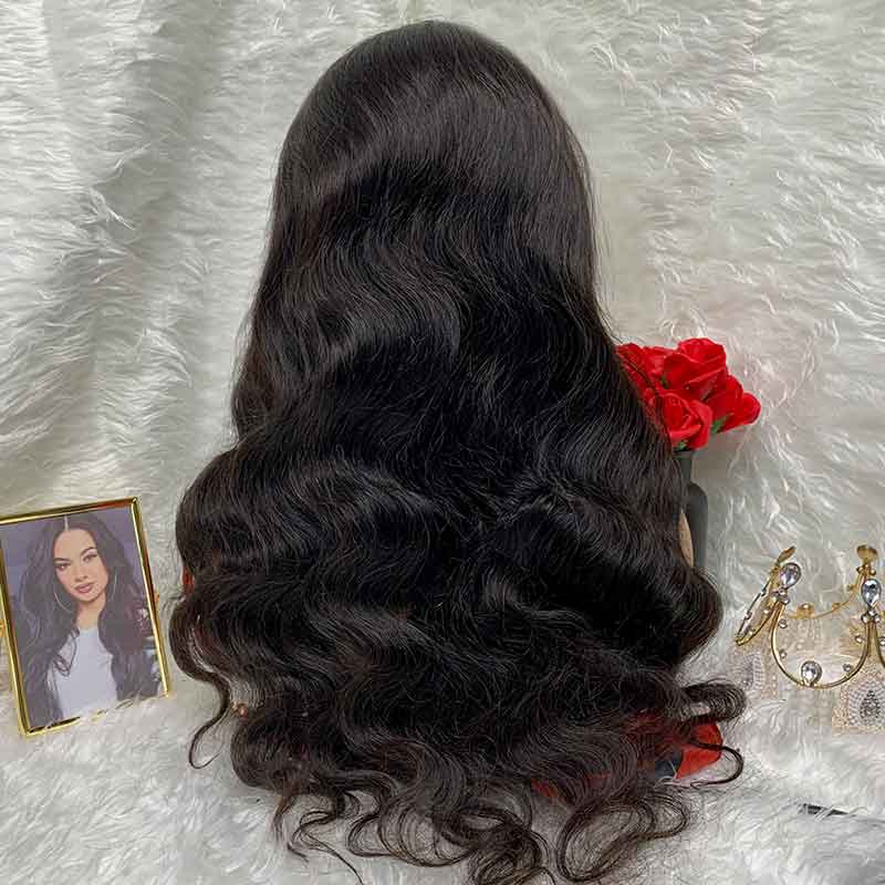 customize 13x4 nature body wave lace Frontal Wig