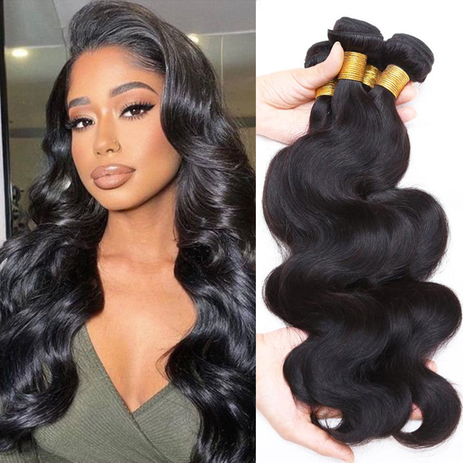 3 Bundles 8A natural body wave Raw Hair Extension Bundle