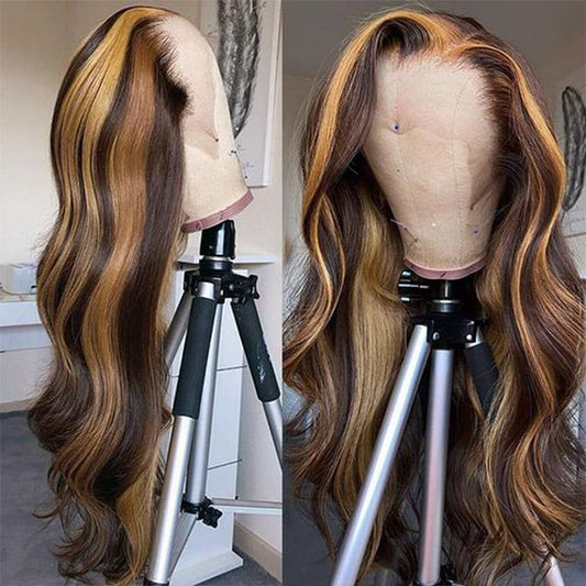 13*4 body wave Lace Wig  Full Frontal Wig Ombre Wig