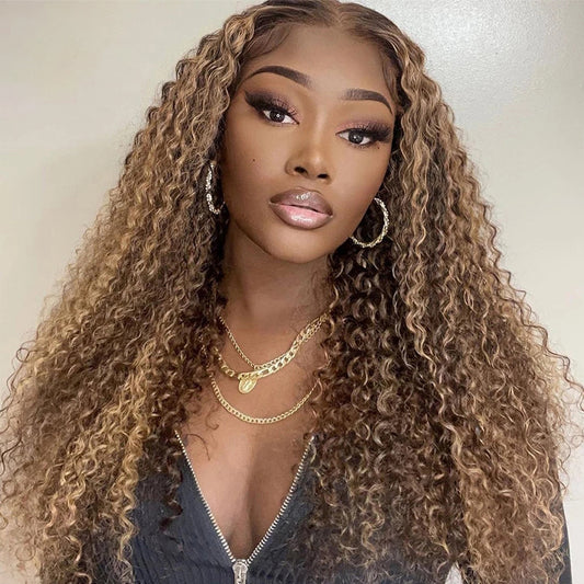 13*4  deep wave Lace Wig  Full Frontal Wig Ombre Wig