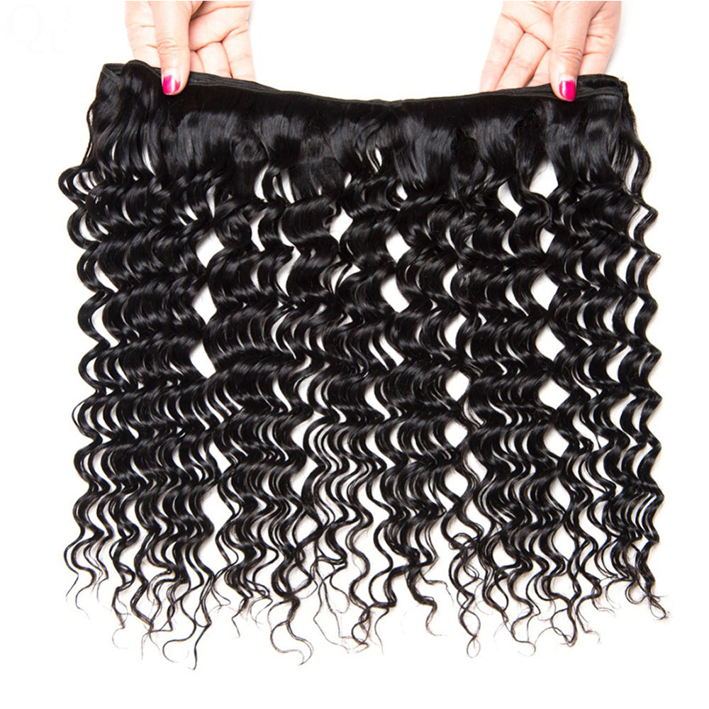 1 Bundle natrue deep curly Raw Hair Extension Bundle