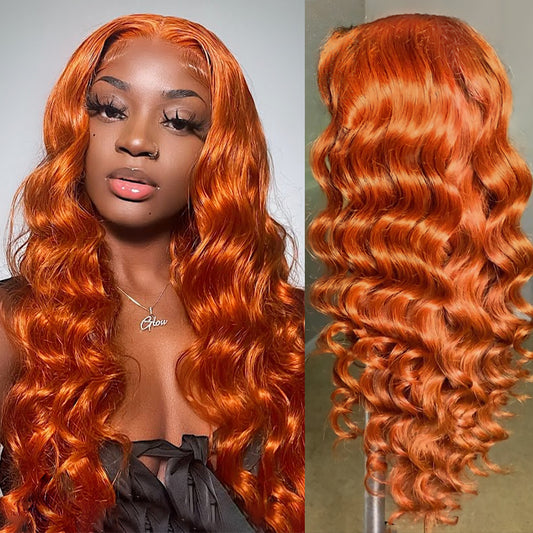 13x6 deep wave 350 Lace Frontal Wig 100% Human Hair Virgin Hair