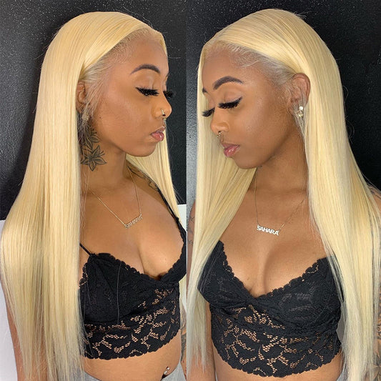 3 Bundles #613 straight Hair With 13x4 Lace Frontal Hair