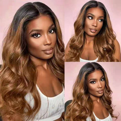 13x6 body wave  1B-30 Lace Frontal Wig 100% Human Hair Virgin Hair