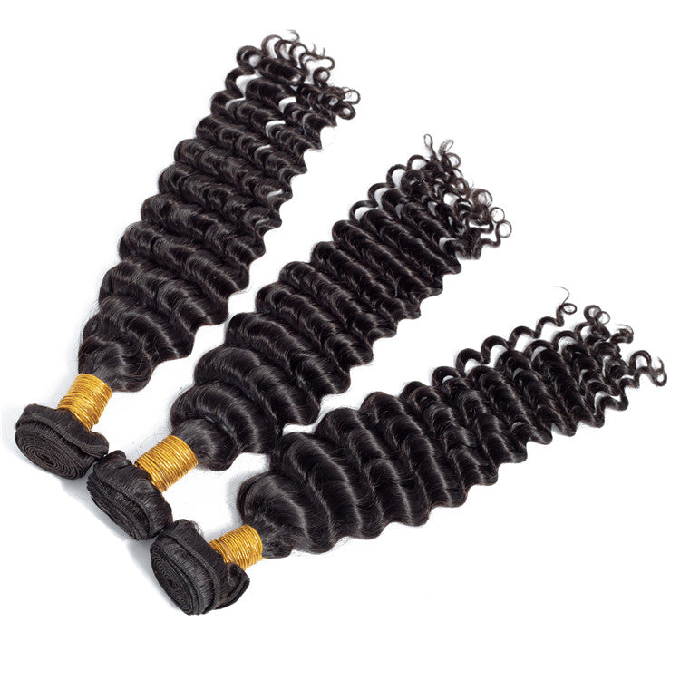 1 Bundle natrue deep curly Raw Hair Extension Bundle