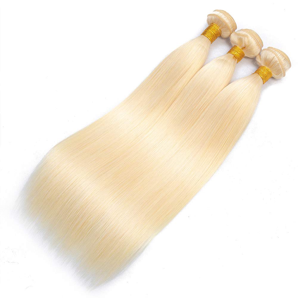 1 Bundle #613 straight Raw Hair Extension Bundle