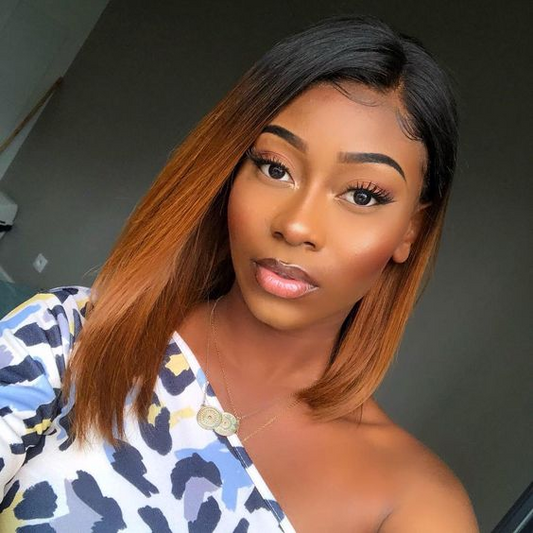 13*4  1B-30 straight Lace Front  Wigs 100% Virgin Human Hair