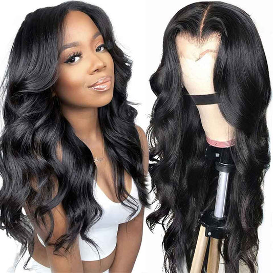 customize 13x4 nature body wave lace Frontal Wig