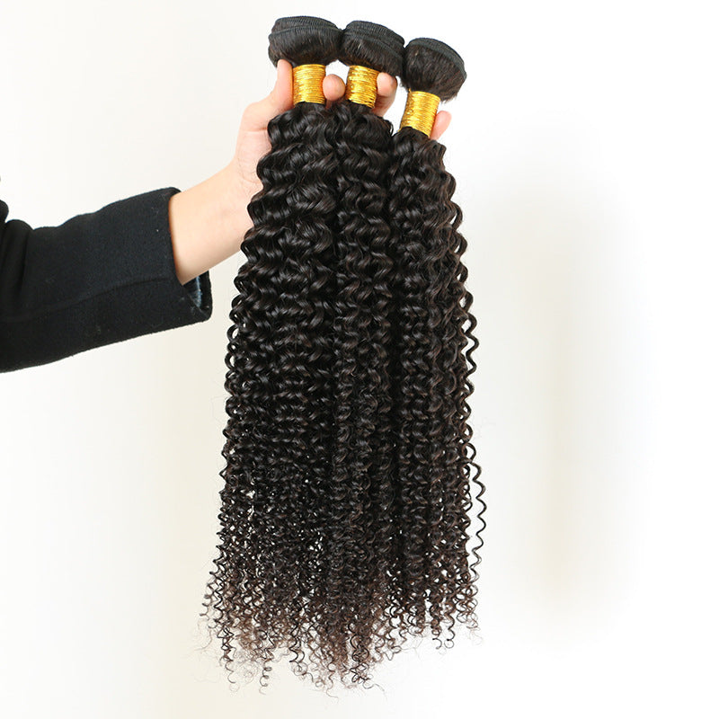 4 Bundles 11A natural kinky cruly Raw Hair Extension Bundle