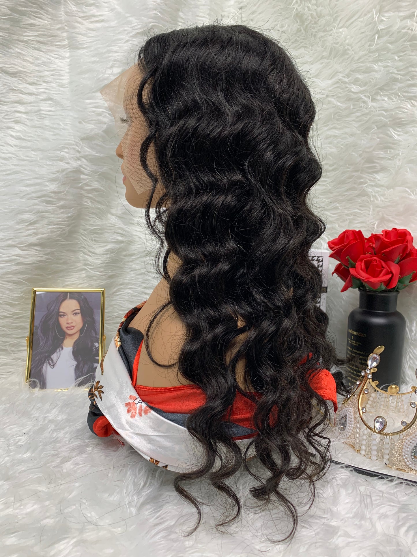 13x1  nature loose wave T Part Lace Frontal Wig