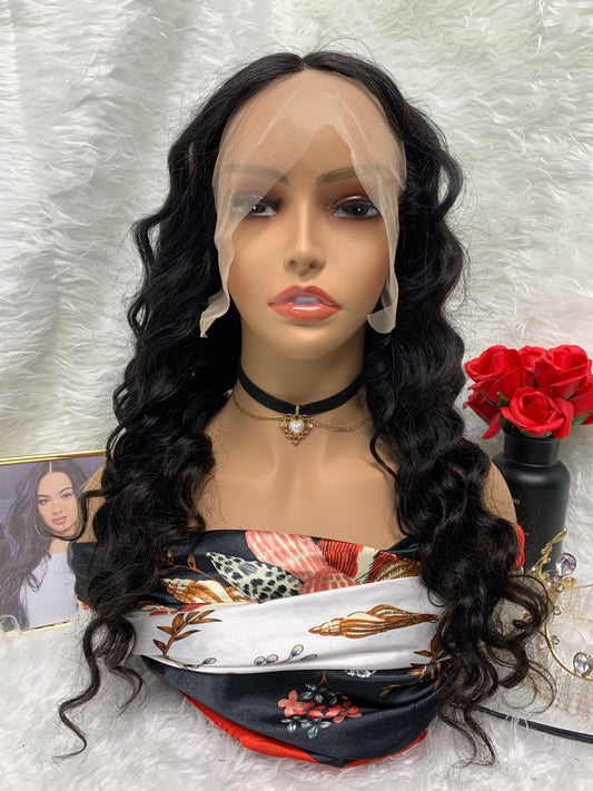 13x1  nature loose wave T Part Lace Frontal Wig