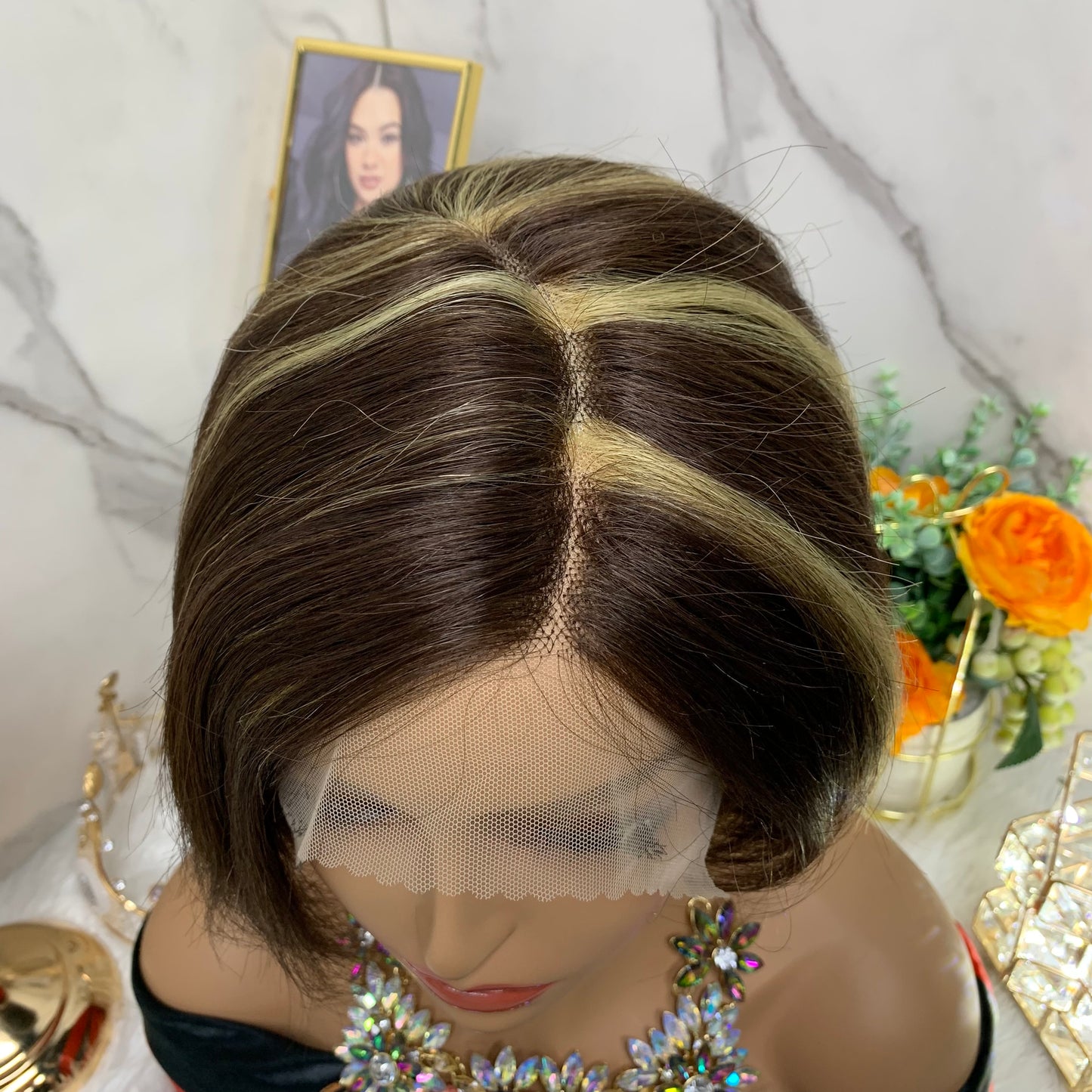 13x1 Straight T Part Lace Frontal Bob Wig P4-27