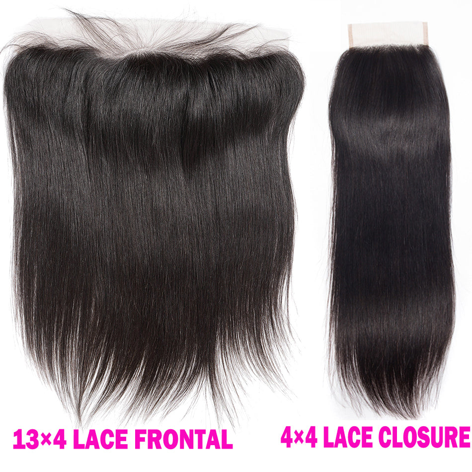 4*4 natrue straight Transparent Lace Closure